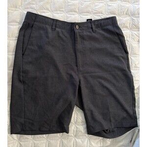 Pebble Beach Dry Luxe Dark Gray Mens Performance Golf Shorts Size 34  NO FLAWS